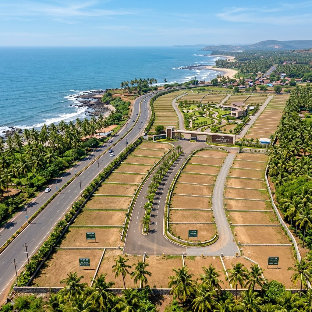 Coastal City plots with sea views and high ROI